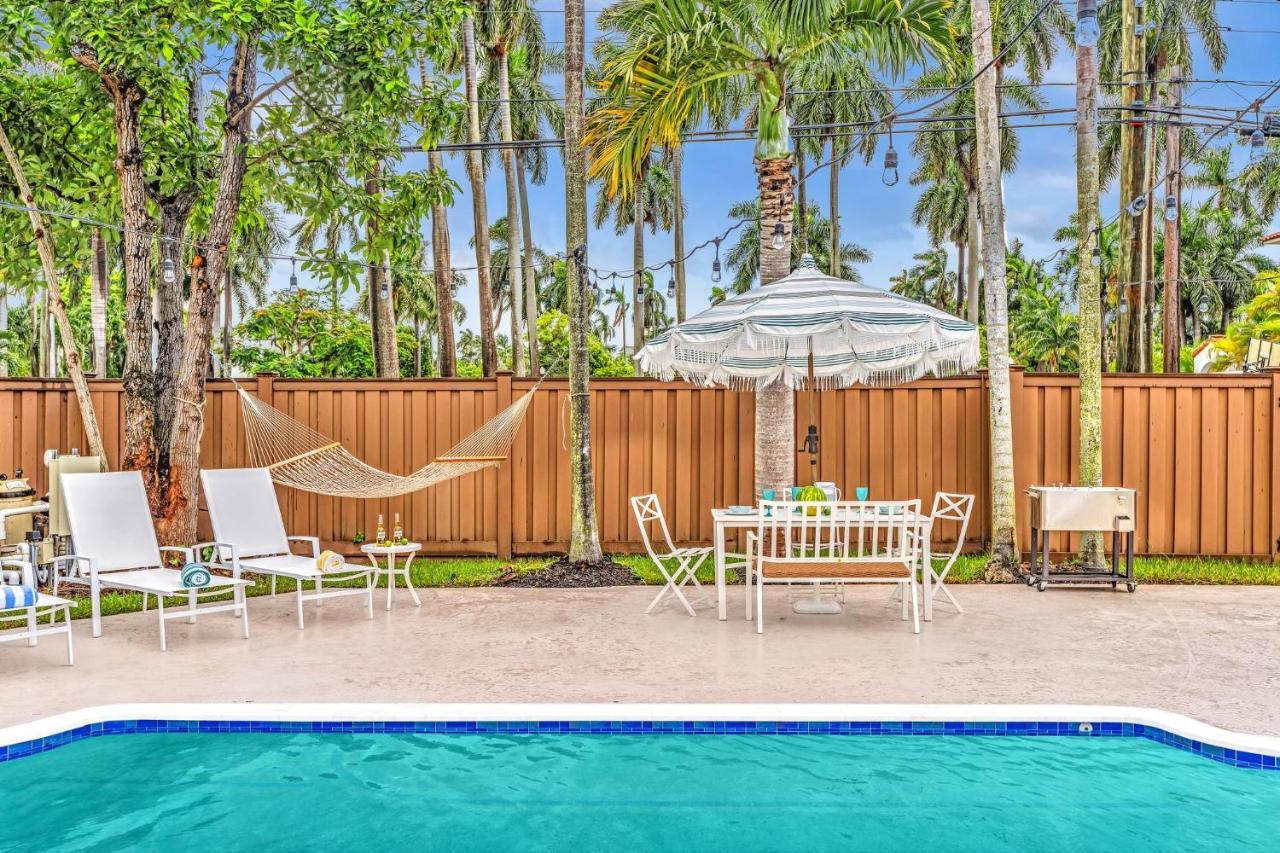 Tropical Oasis With Pool 10 Mins Airport & 5 Mins Beach Hollywood Luaran gambar