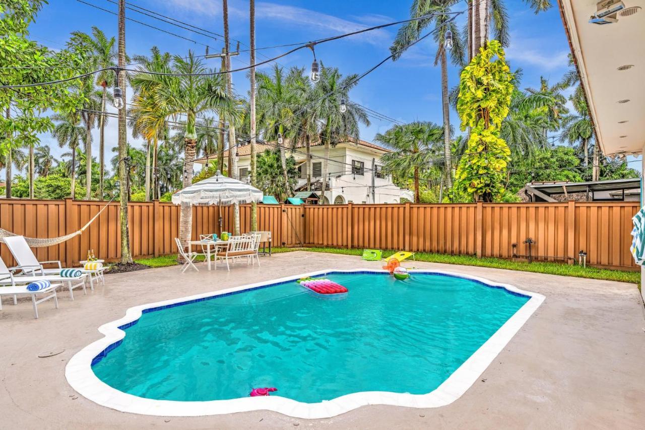 Tropical Oasis With Pool 10 Mins Airport & 5 Mins Beach Hollywood Luaran gambar